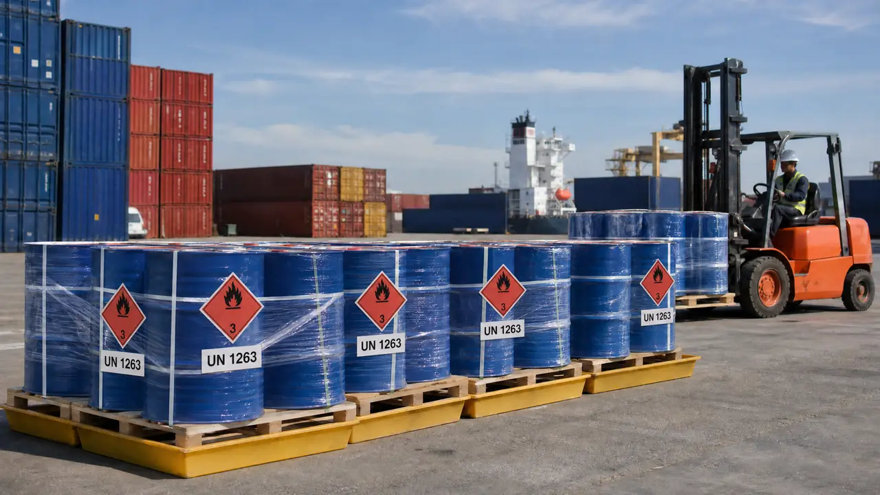 UN1263 Solvent from Shenzhen to Hamburg. Representative movement of 12 t of Class 3 UN1263 solvent from Shenzhen to Hamburg in about 28 days.