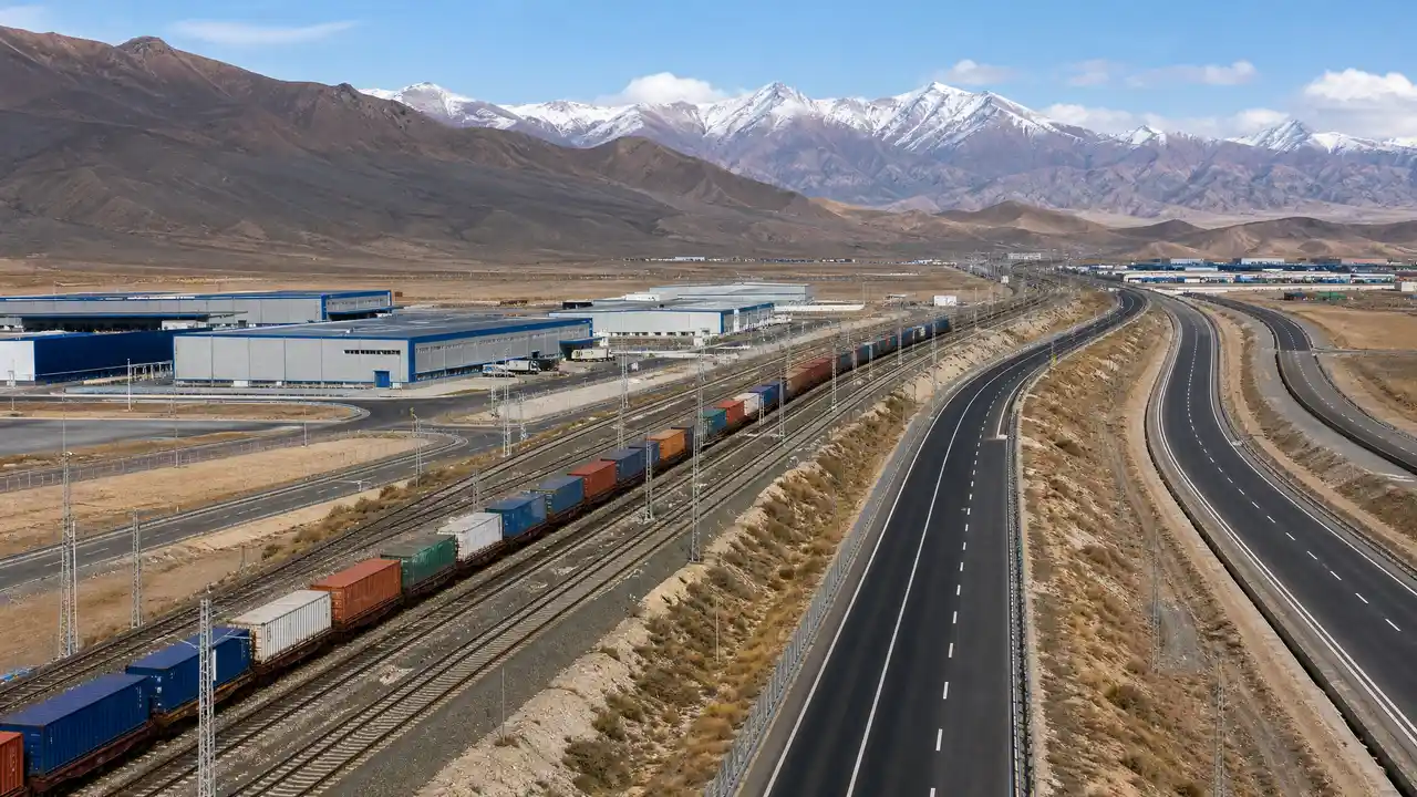 Central Asia. Plan rail and road freight through selected Central Asian gateways with coordinated border handoffs.